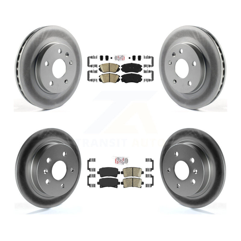 Transit Auto KGA-101316 Disc Brake Kit for 2013-2016 Chevrolet Malibu Limited, Chevrolet Malibu - Front and Rear