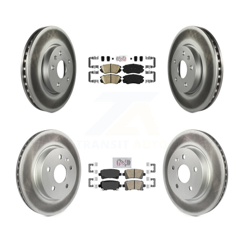 Transit Auto KGA-101317 Disc Brake Kit for 2010-2015 Chevrolet Malibu, Buick LaCrosse - Front and Rear