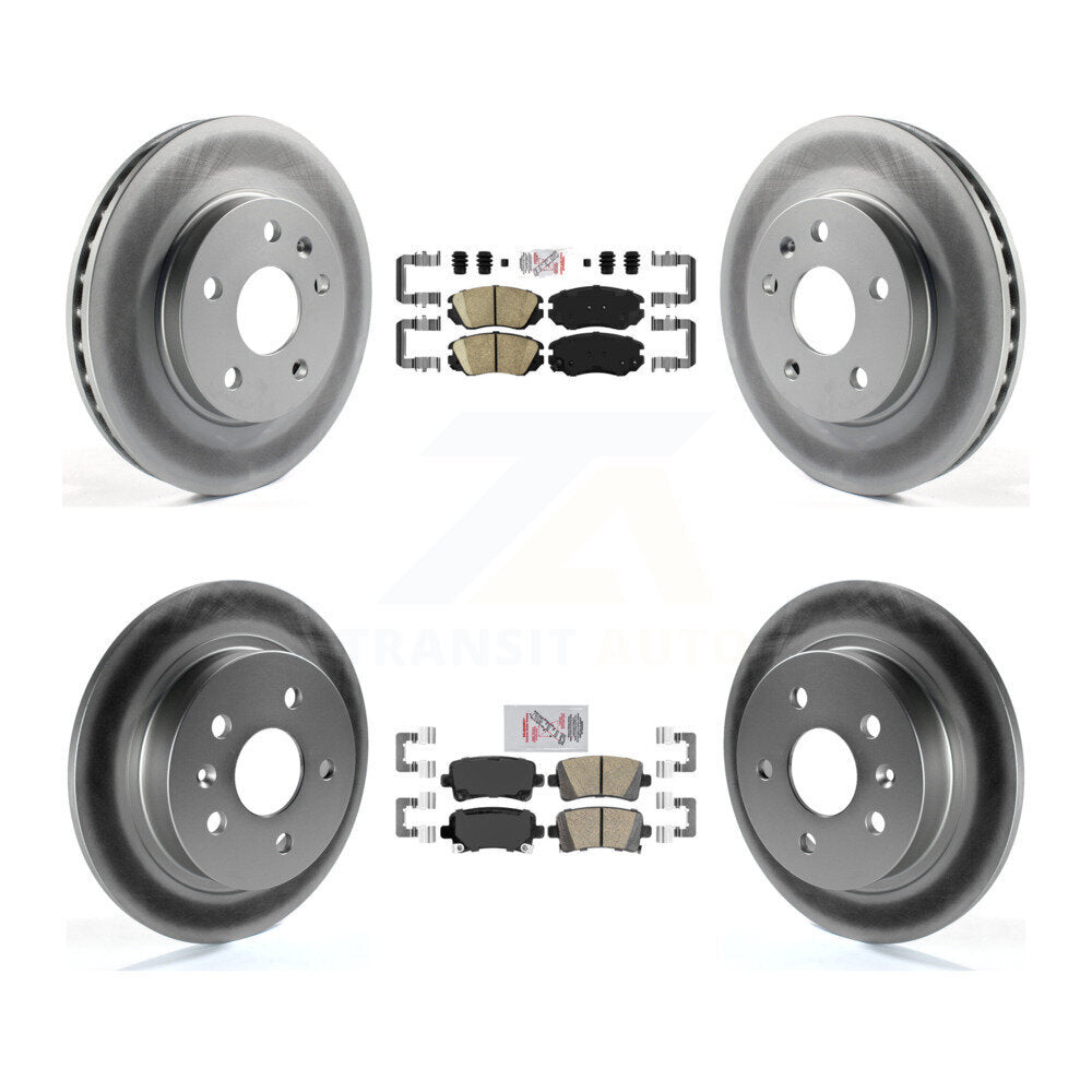 Transit Auto KGA-101318 Disc Brake Kit for 2013-2015 Chevrolet Malibu - Front and Rear