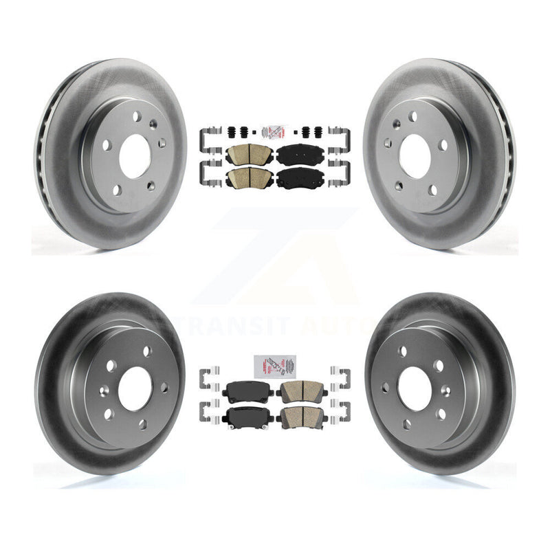 Transit Auto KGA-101318 Disc Brake Kit for 2013-2015 Chevrolet Malibu - Front and Rear