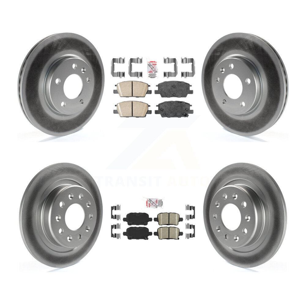 Transit Auto KGA-101321 Disc Brake Kit for 2016-2019 Chevrolet Equinox, GMC Terrain and More - Front and Rear