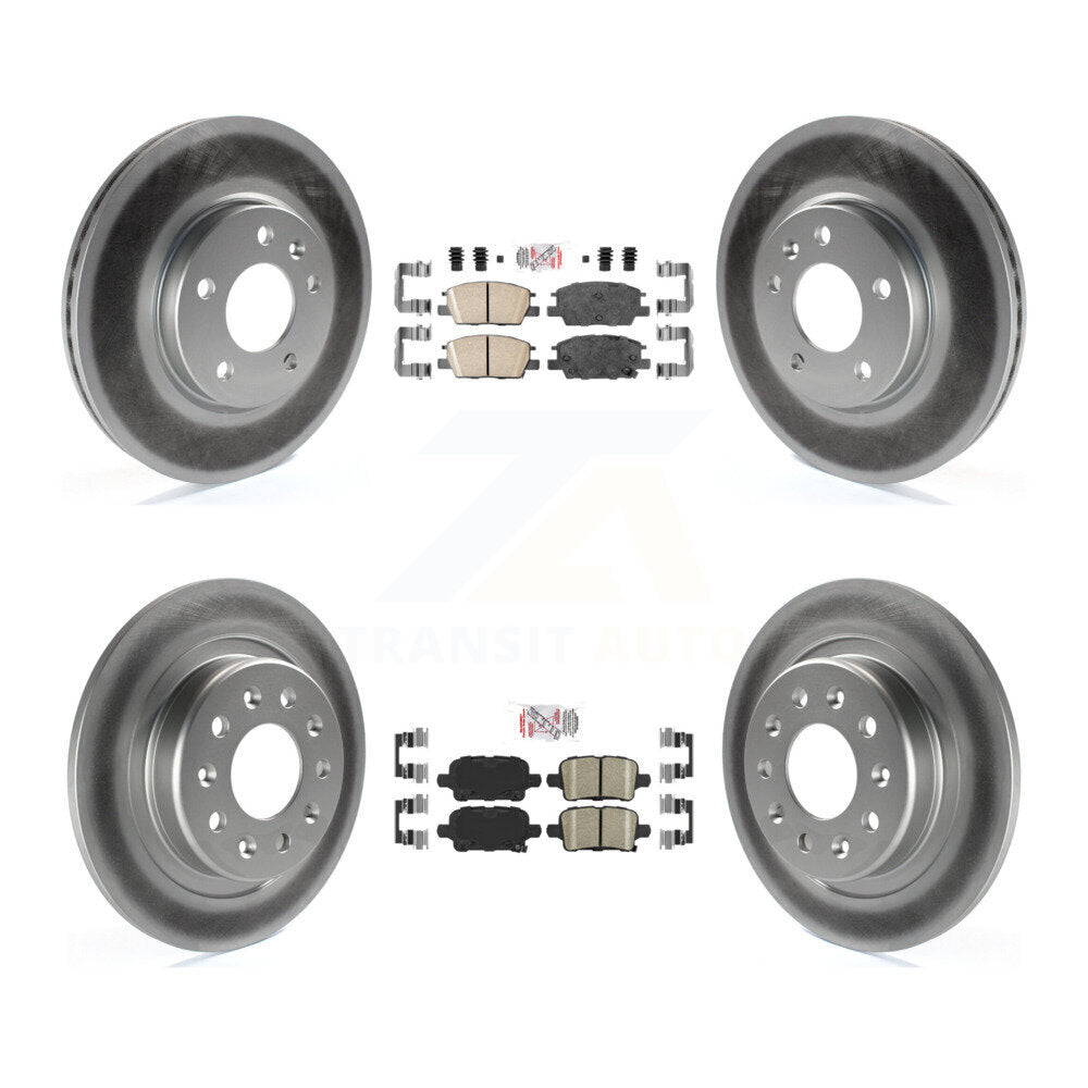 Transit Auto KGA-101322 Disc Brake Kit for 2016-2019 Chevrolet Equinox, GMC Terrain and More - Front and Rear