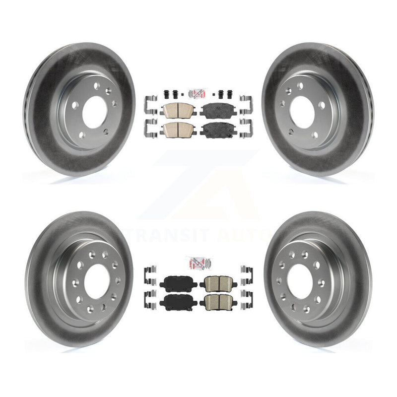 Transit Auto KGA-101322 Disc Brake Kit for 2016-2019 Chevrolet Equinox, GMC Terrain and More - Front and Rear