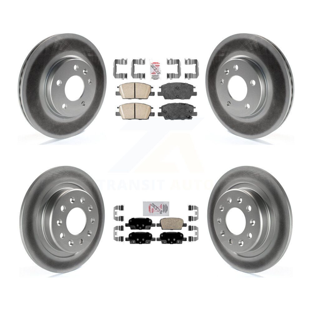 Transit Auto KGA-101325 Disc Brake Kit for 2016-2019 Chevrolet Malibu - Front and Rear