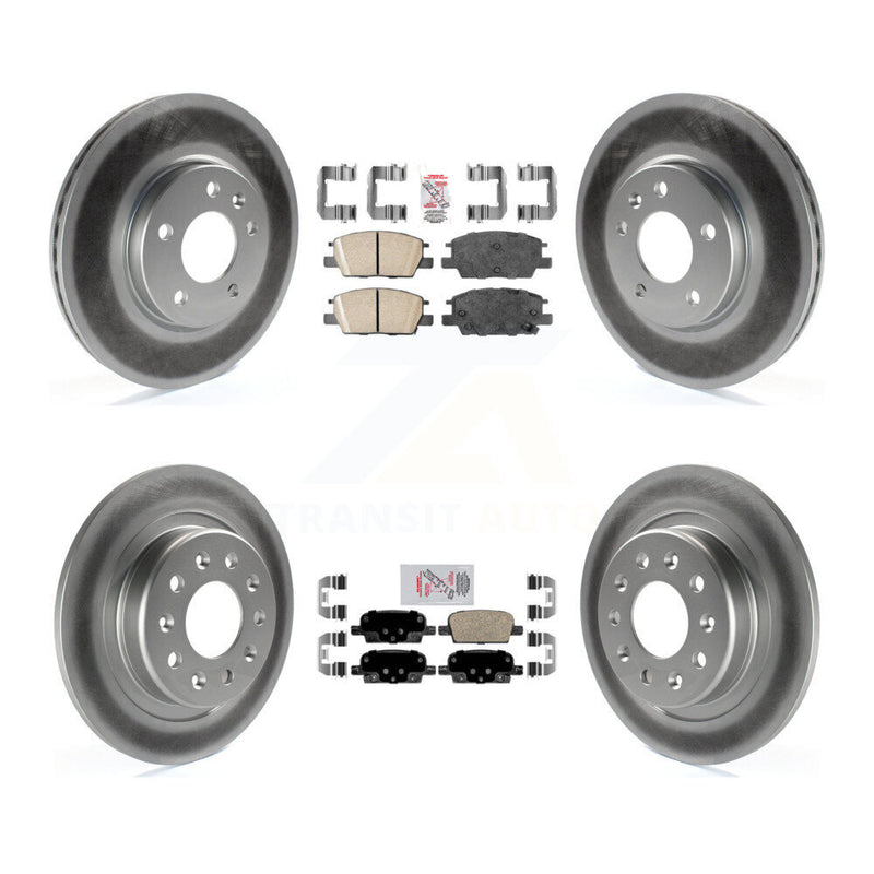 Transit Auto KGA-101325 Disc Brake Kit for 2016-2019 Chevrolet Malibu - Front and Rear