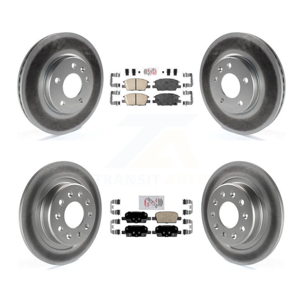Transit Auto KGA-101326 Disc Brake Kit for 2016-2019 Chevrolet Malibu - Front and Rear
