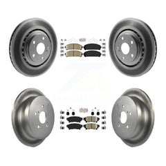 Transit Auto KGA-101329 Disc Brake Kit for 2010-2020 Toyota Highlander, Toyota Sienna and More - Front and Rear