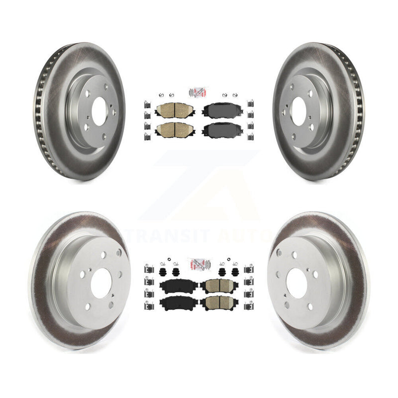 Transit Auto KGA-101345 Disc Brake Kit for 2016-2020 Toyota Mirai - Front and Rear