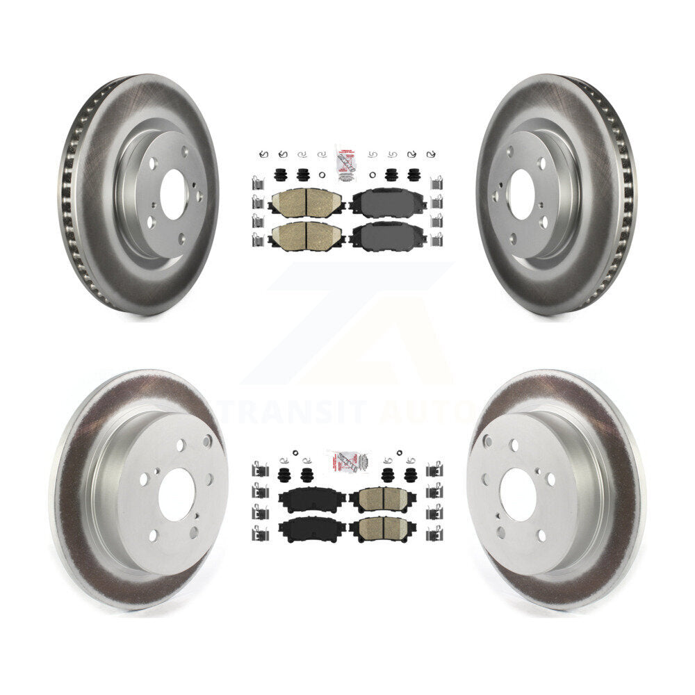 Transit Auto KGA-101346 Disc Brake Kit for 2016-2020 Toyota Mirai - Front and Rear