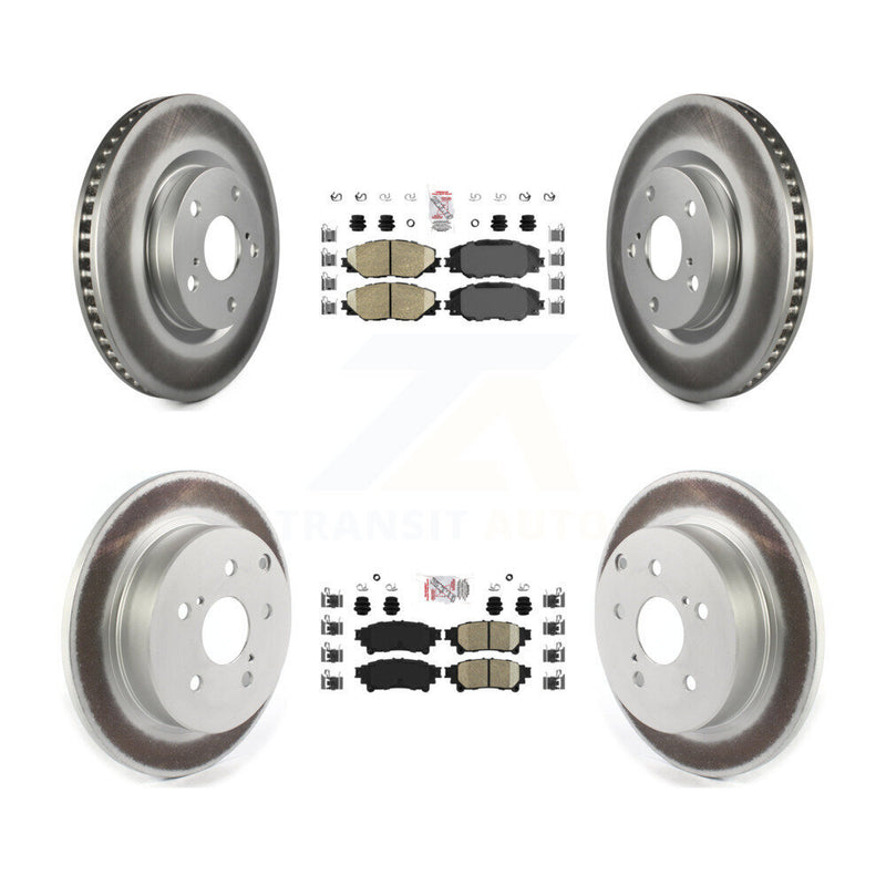 Transit Auto KGA-101346 Disc Brake Kit for 2016-2020 Toyota Mirai - Front and Rear