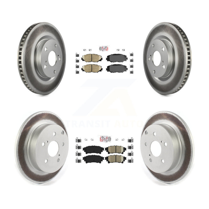 Transit Auto KGA-101347 Disc Brake Kit for 2016-2020 Toyota Mirai - Front and Rear