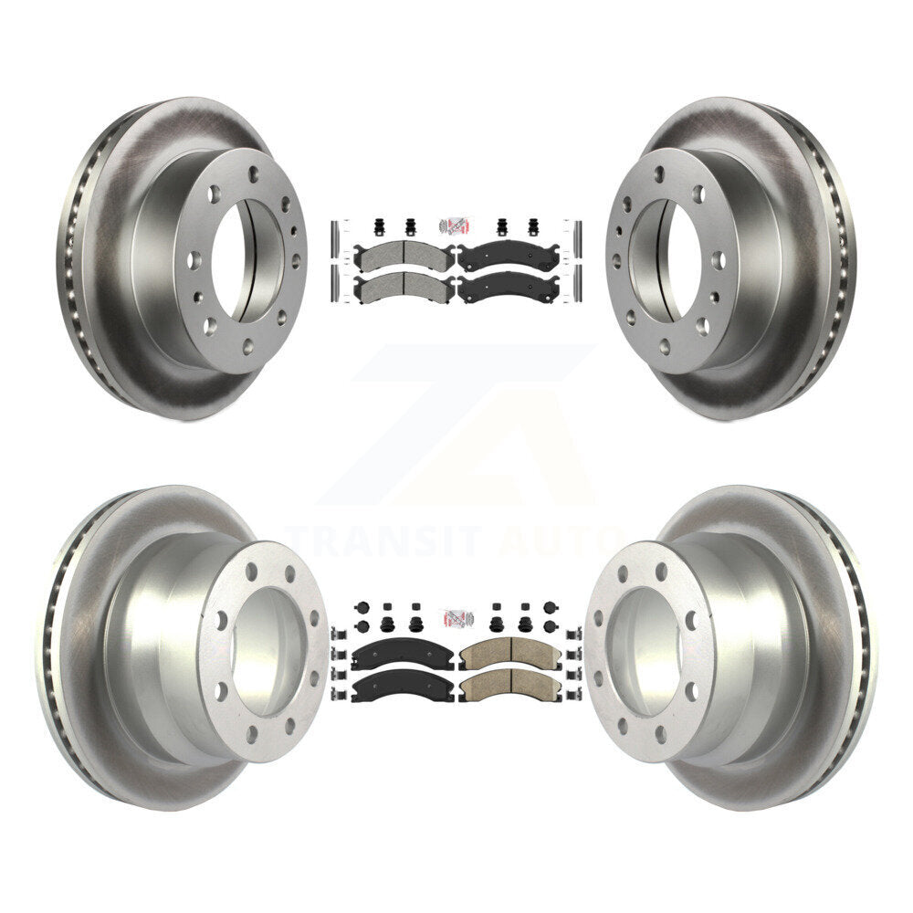 Transit Auto KGA-101349 Disc Brake Kit for 2009-2020 Chevrolet Express 4500, GMC Savana 4500 - Front and Rear