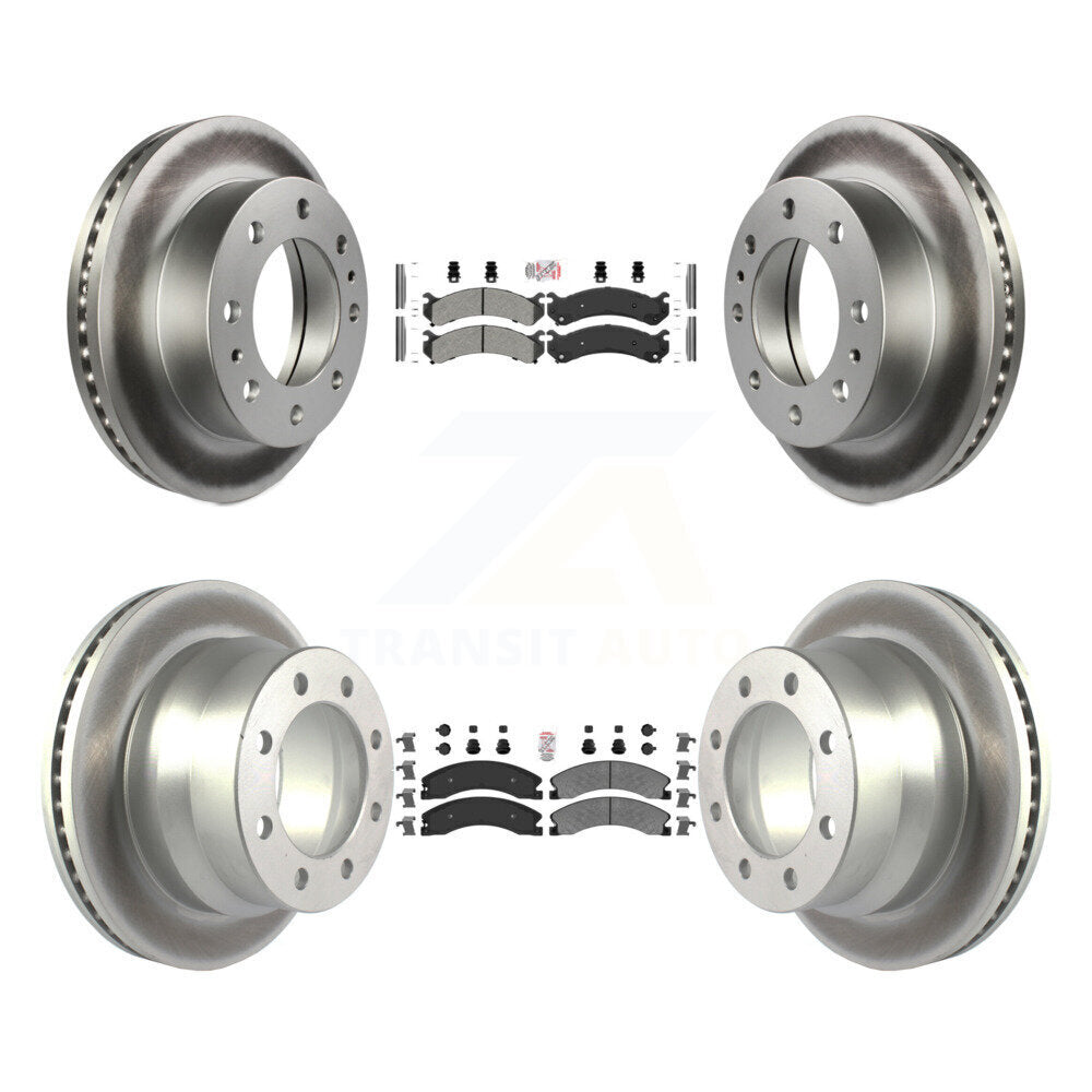 Transit Auto KGA-101353 Disc Brake Kit for 2009-2020 Chevrolet Express 4500, GMC Savana 4500 - Front and Rear