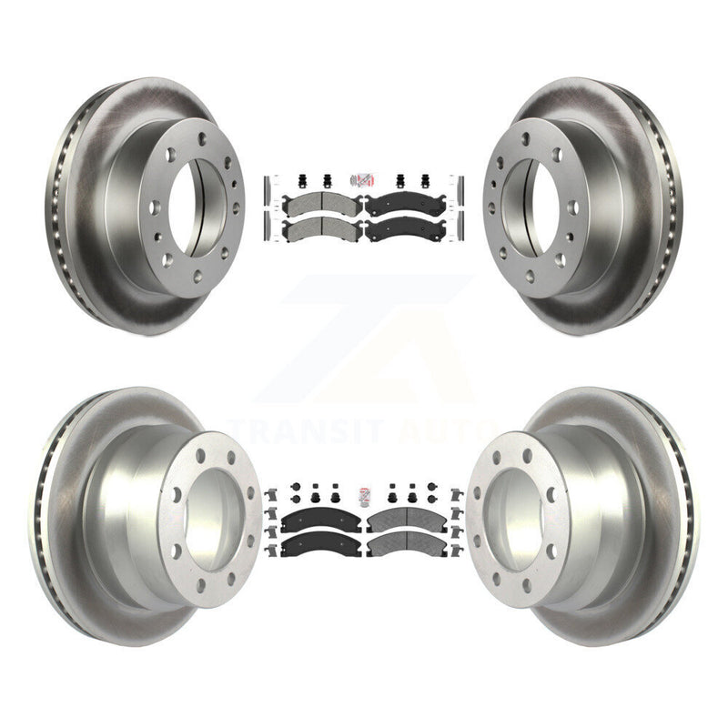 Transit Auto KGA-101353 Disc Brake Kit for 2009-2020 Chevrolet Express 4500, GMC Savana 4500 - Front and Rear
