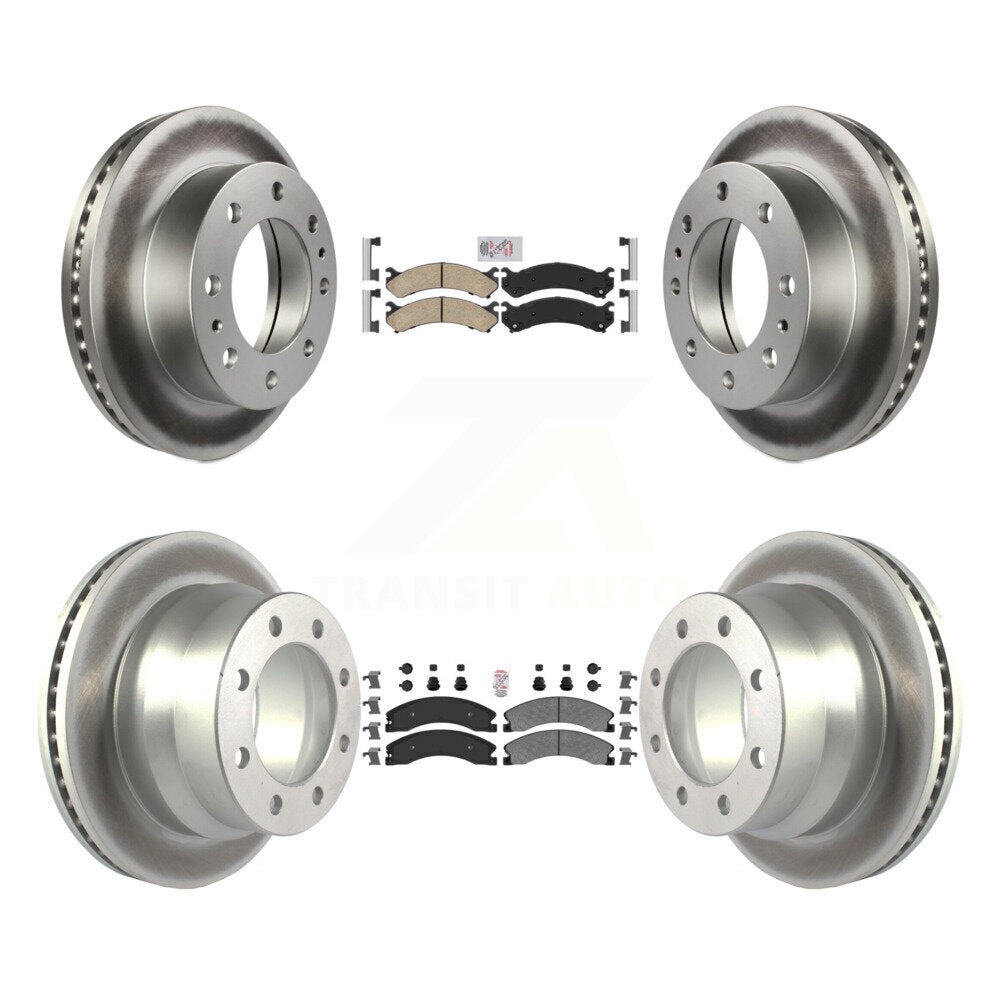 Transit Auto KGA-101354 Disc Brake Kit for 2009-2020 Chevrolet Express 4500, GMC Savana 4500 - Front and Rear