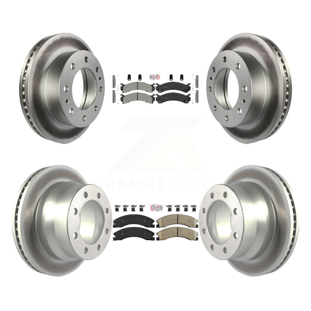Transit Auto KGA-101355 Disc Brake Kit for 2009-2020 Chevrolet Express 4500, GMC Savana 4500 - Front and Rear