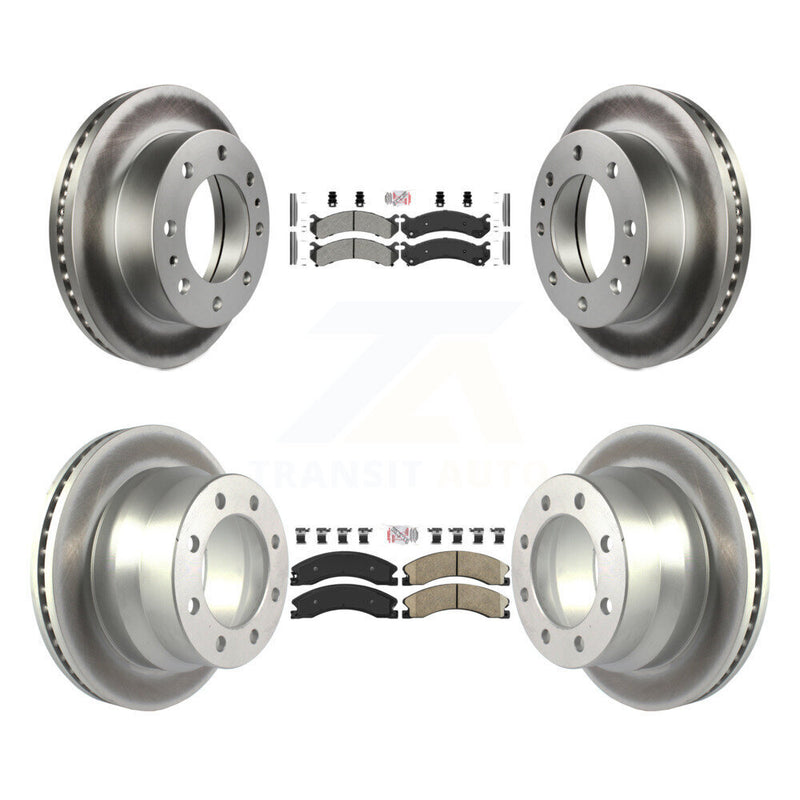 Transit Auto KGA-101355 Disc Brake Kit for 2009-2020 Chevrolet Express 4500, GMC Savana 4500 - Front and Rear