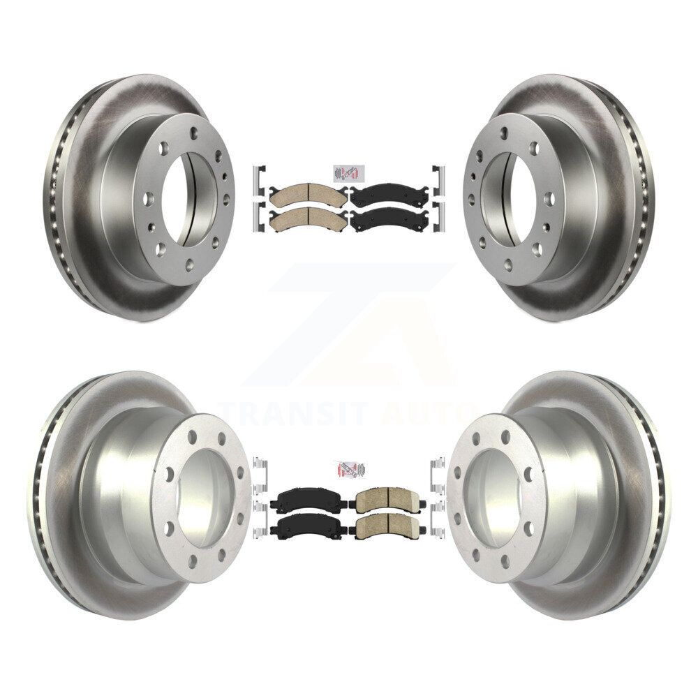 Transit Auto KGA-101358 Disc Brake Kit for 2016 Chevrolet Express 4500 - Front and Rear