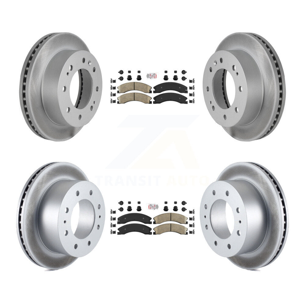 Transit Auto KGA-101359 Disc Brake Kit for 2011-2019 Chevrolet Suburban 3500 HD, Chevrolet Silverado 2500 HD and More - Front and Rear