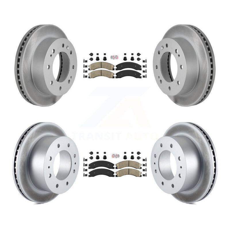 Transit Auto KGA-101359 Disc Brake Kit for 2011-2019 Chevrolet Suburban 3500 HD, Chevrolet Silverado 2500 HD and More - Front and Rear