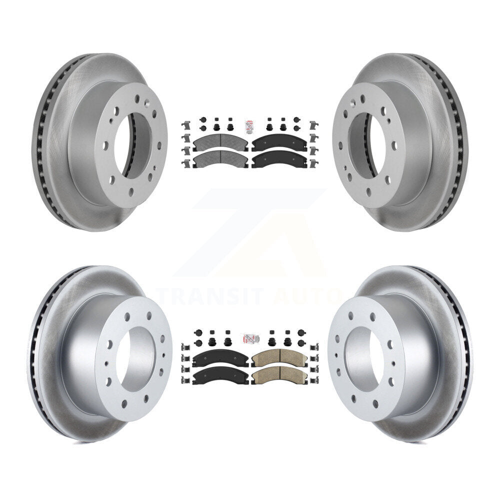 Transit Auto KGA-101360 Disc Brake Kit for 2011-2019 Chevrolet Suburban 3500 HD, Chevrolet Silverado 2500 HD and More - Front and Rear