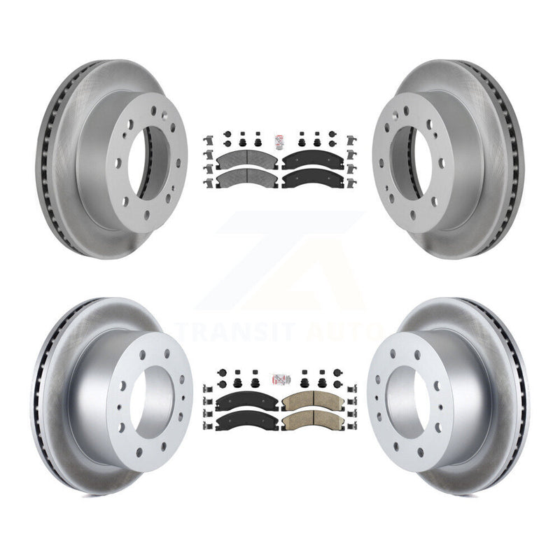 Transit Auto KGA-101360 Disc Brake Kit for 2011-2019 Chevrolet Suburban 3500 HD, Chevrolet Silverado 2500 HD and More - Front and Rear