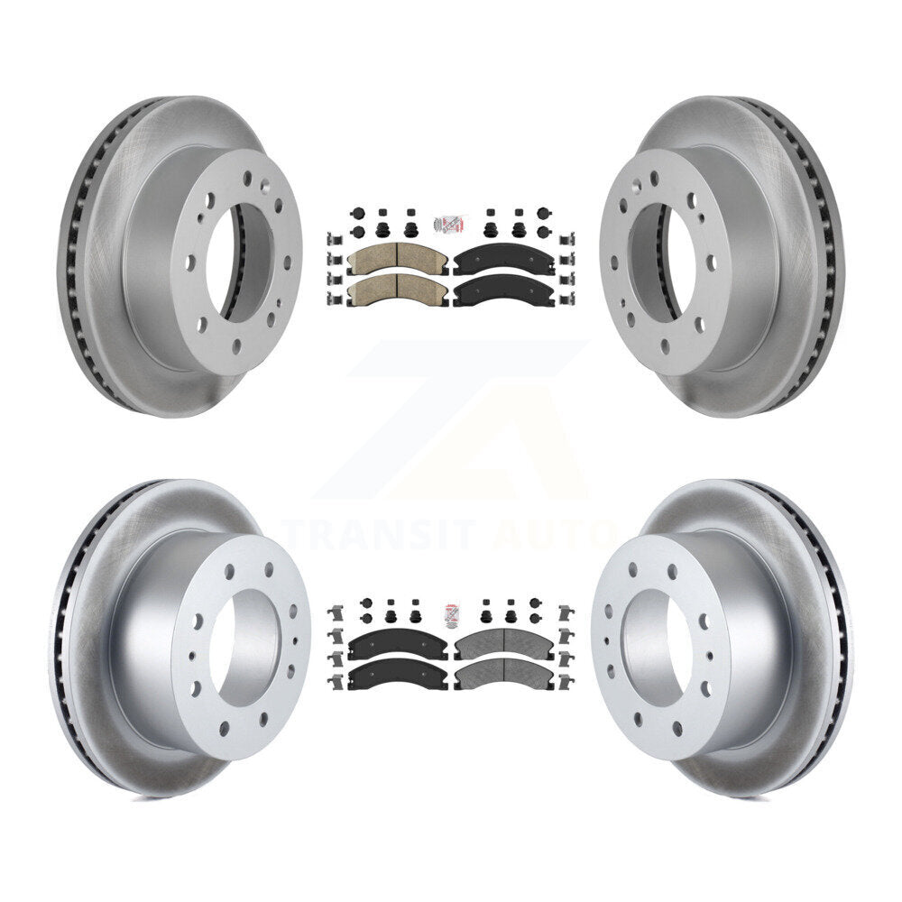 Transit Auto KGA-101362 Disc Brake Kit for 2011-2019 Chevrolet Suburban 3500 HD, Chevrolet Silverado 2500 HD and More - Front and Rear