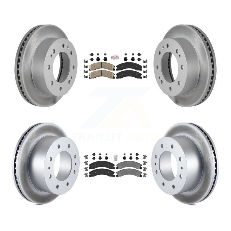 Transit Auto KGA-101362 Disc Brake Kit for 2011-2019 Chevrolet Suburban 3500 HD, Chevrolet Silverado 2500 HD and More - Front and Rear