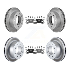Transit Auto KGA-101363 Disc Brake Kit for 2011-2019 Chevrolet Suburban 3500 HD, Chevrolet Silverado 2500 HD and More - Front and Rear