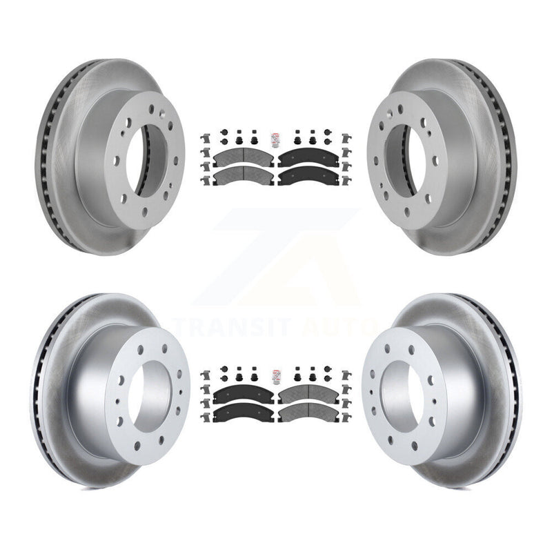 Transit Auto KGA-101363 Disc Brake Kit for 2011-2019 Chevrolet Suburban 3500 HD, Chevrolet Silverado 2500 HD and More - Front and Rear