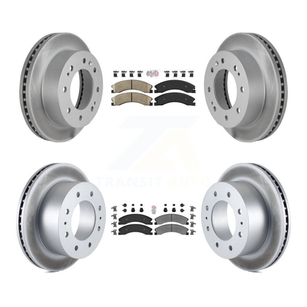 Transit Auto KGA-101364 Disc Brake Kit for 2011-2019 Chevrolet Suburban 3500 HD, Chevrolet Silverado 2500 HD and More - Front and Rear