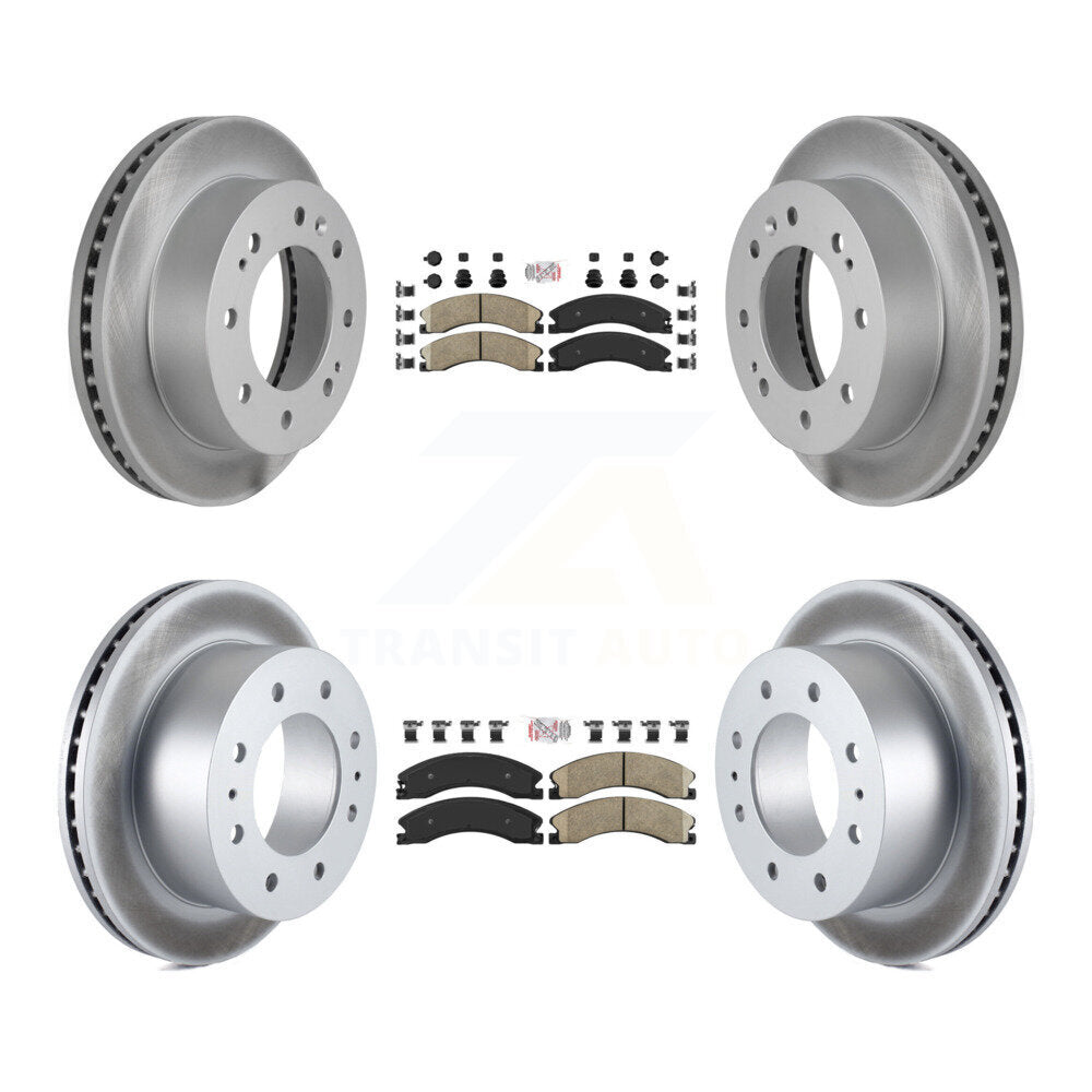 Transit Auto KGA-101365 Disc Brake Kit for 2011-2019 Chevrolet Suburban 3500 HD, Chevrolet Silverado 2500 HD and More - Front and Rear