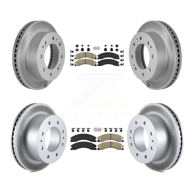 Transit Auto KGA-101365 Disc Brake Kit for 2011-2019 Chevrolet Suburban 3500 HD, Chevrolet Silverado 2500 HD and More - Front and Rear