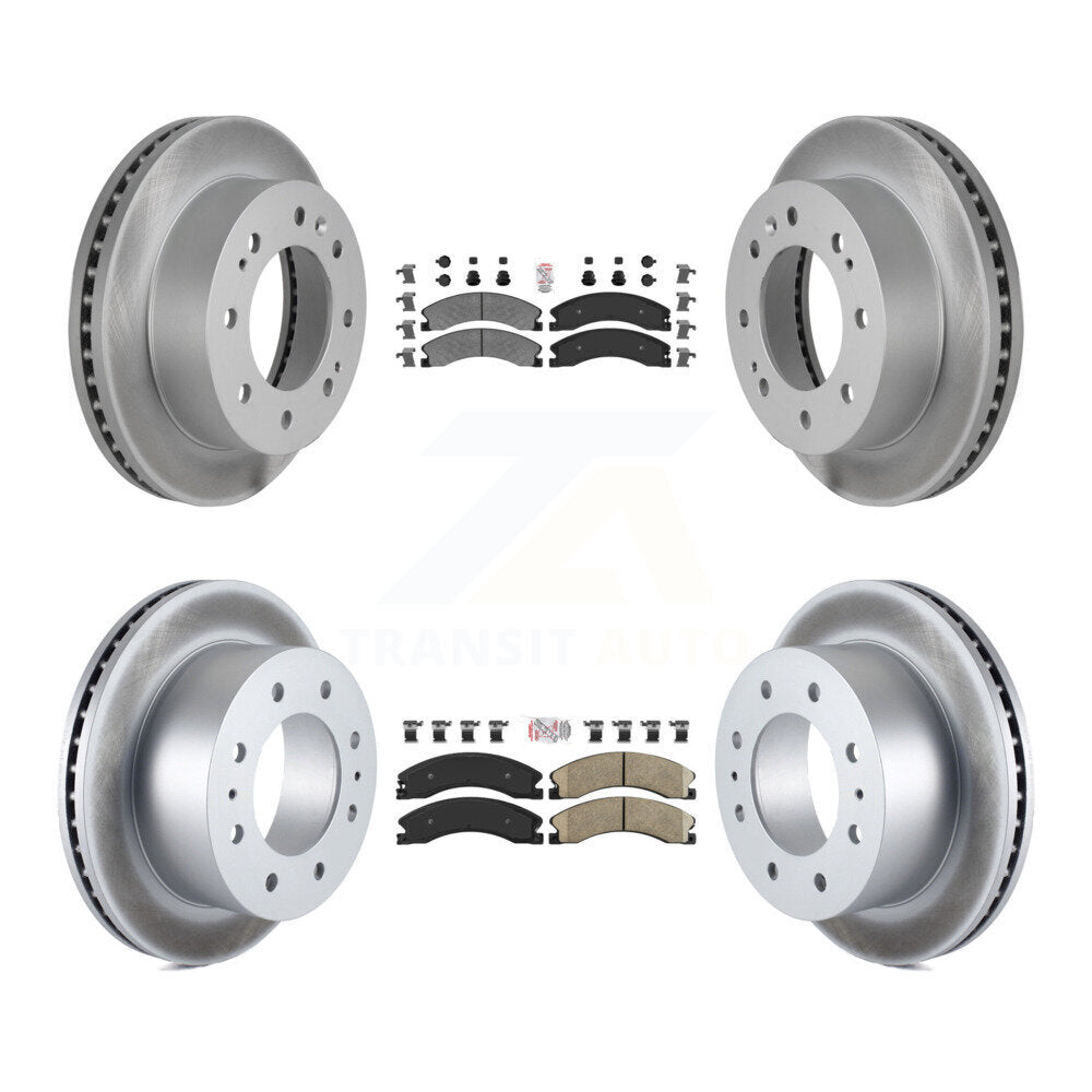 Transit Auto KGA-101366 Disc Brake Kit for 2011-2019 Chevrolet Suburban 3500 HD, Chevrolet Silverado 2500 HD and More - Front and Rear