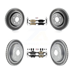 Transit Auto KGA-101370 Disc Brake Kit for 2022 Jeep Grand Cherokee WK - Front and Rear