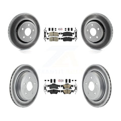 Transit Auto KGA-101374 Disc Brake Kit for 2022 Jeep Grand Cherokee WK - Front and Rear