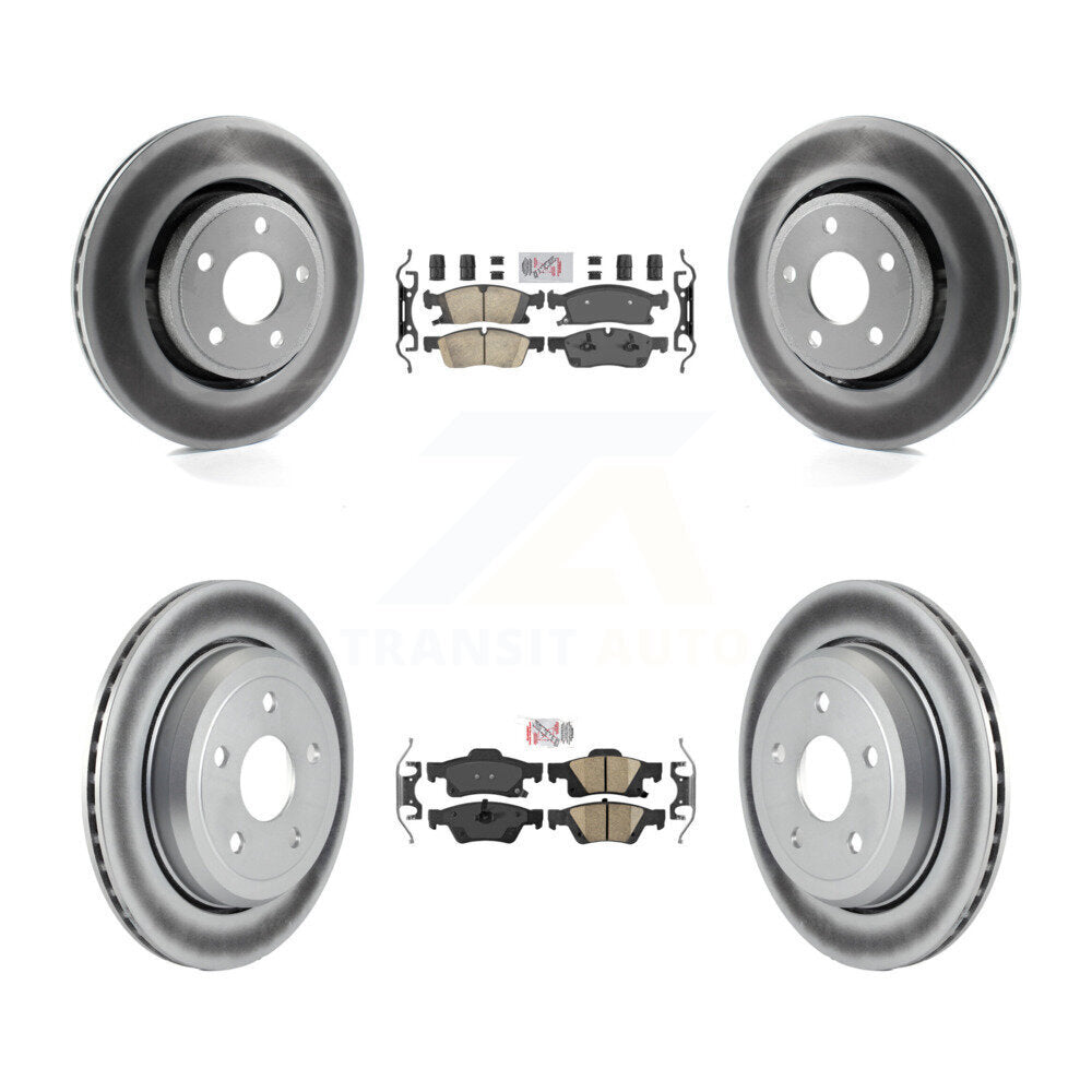 Transit Auto KGA-101379 Disc Brake Kit for 2022 Jeep Grand Cherokee WK - Front and Rear