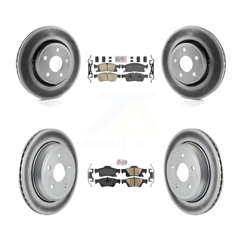 Transit Auto KGA-101379 Disc Brake Kit for 2022 Jeep Grand Cherokee WK - Front and Rear