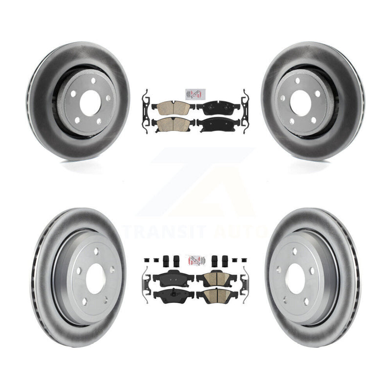 Transit Auto KGA-101397 Disc Brake Kit for 2022 Jeep Grand Cherokee WK - Front and Rear