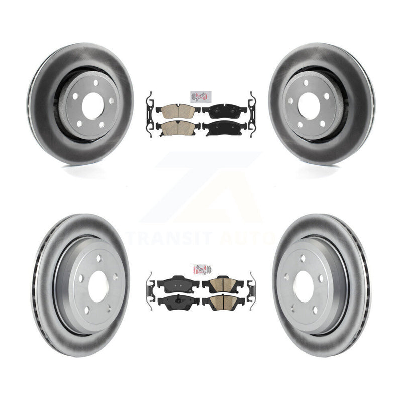 Transit Auto KGA-101399 Disc Brake Kit for 2022 Jeep Grand Cherokee WK - Front and Rear