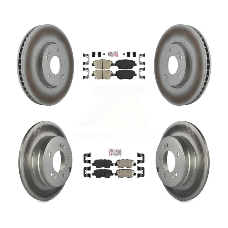 Transit Auto KGA-101412 Disc Brake Kit for 2011-2015 Hyundai Sonata, Kia Optima - Front and Rear