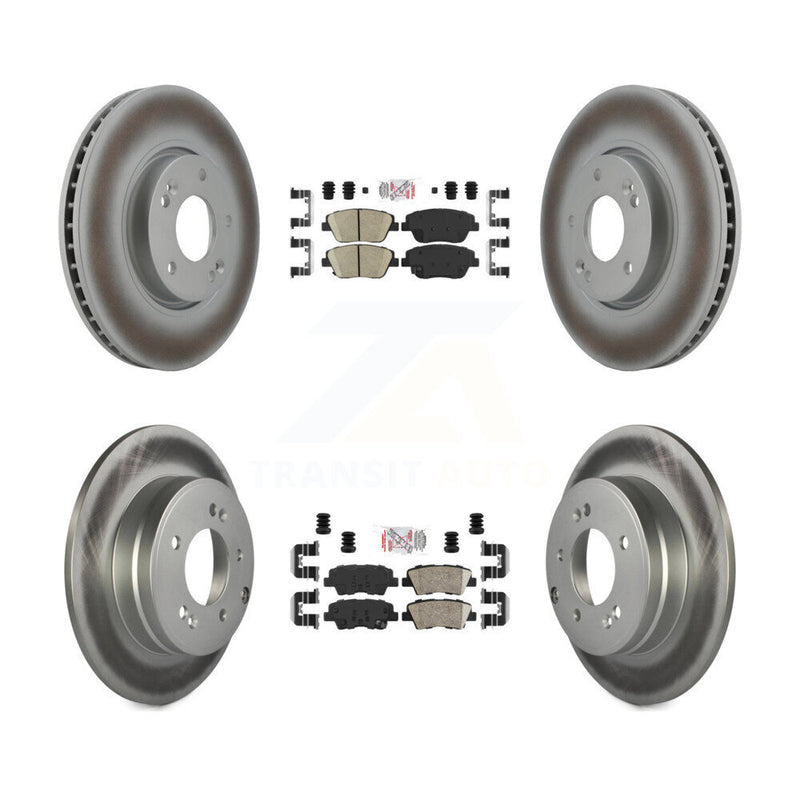 Transit Auto KGA-101414 Disc Brake Kit for 2011-2015 Hyundai Sonata, Kia Optima - Front and Rear