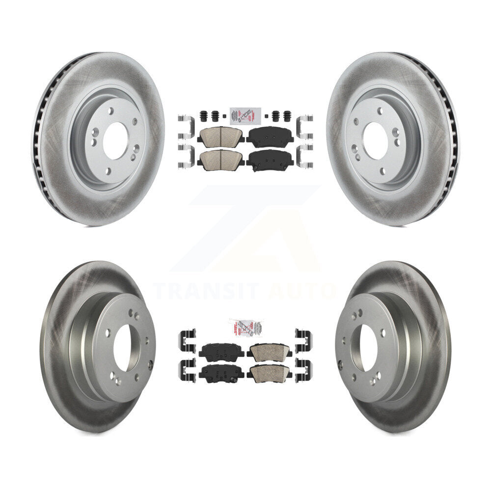 Transit Auto KGA-101417 Disc Brake Kit for 2012-2017 Hyundai Azera - Front and Rear