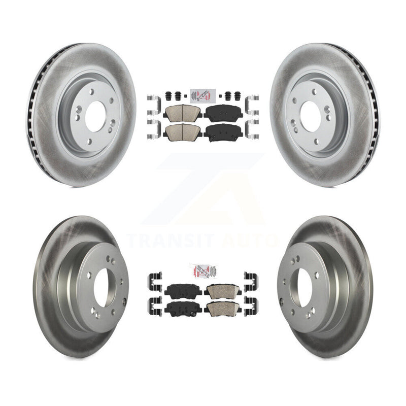 Transit Auto KGA-101417 Disc Brake Kit for 2012-2017 Hyundai Azera - Front and Rear