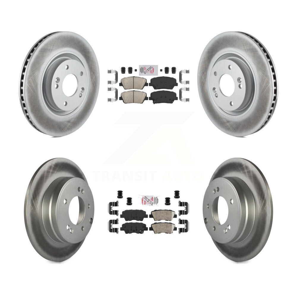 Transit Auto KGA-101419 Disc Brake Kit for 2012-2017 Hyundai Azera - Front and Rear