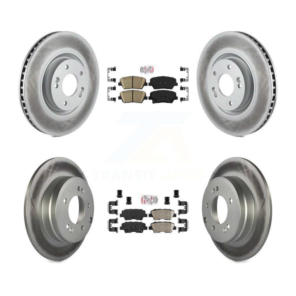 Transit Auto KGA-101420 Disc Brake Kit for 2012-2017 Hyundai Azera - Front and Rear
