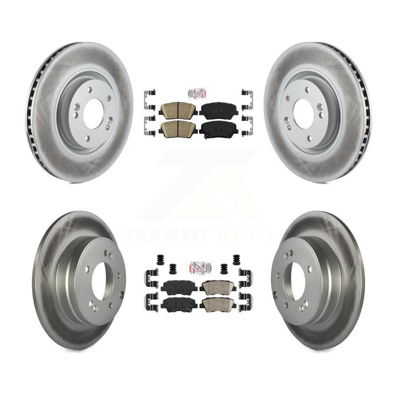 Transit Auto KGA-101420 Disc Brake Kit for 2012-2017 Hyundai Azera - Front and Rear