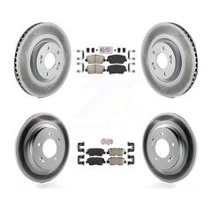 Transit Auto KGA-101421 Disc Brake Kit for 2016-2017 Hyundai Azera - Front and Rear