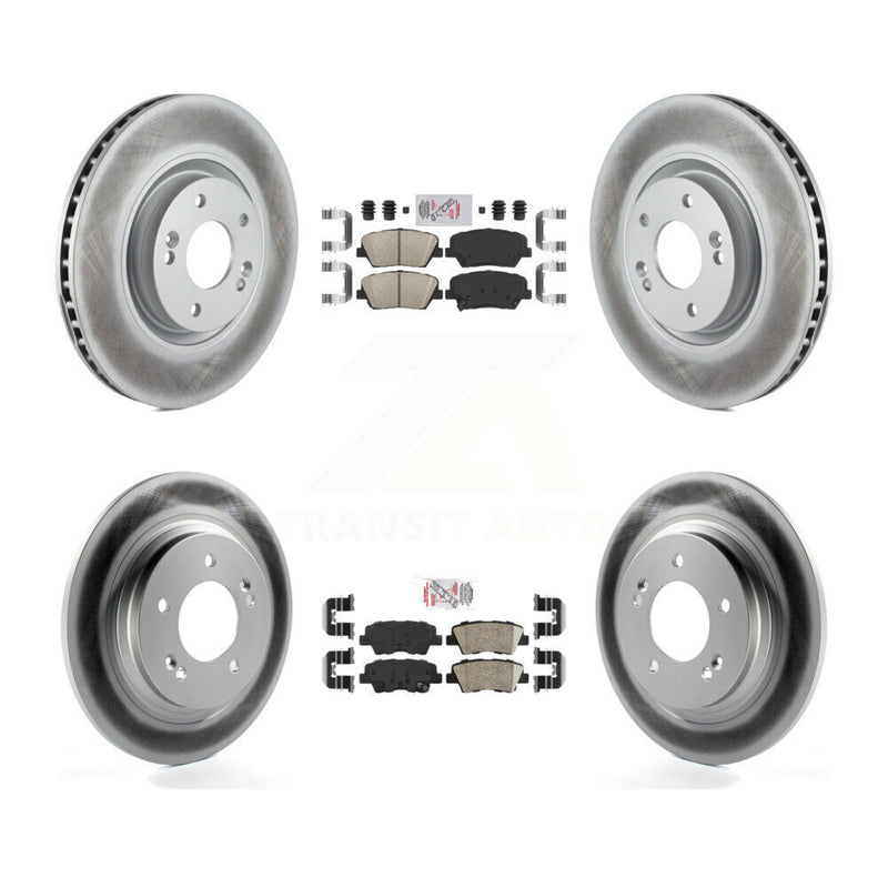 Transit Auto KGA-101421 Disc Brake Kit for 2016-2017 Hyundai Azera - Front and Rear