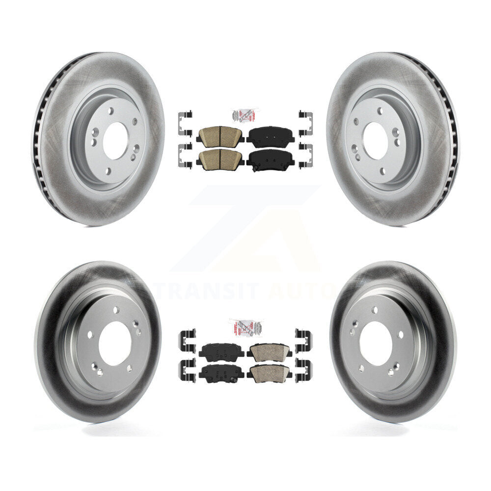 Transit Auto KGA-101422 Disc Brake Kit for 2016-2017 Hyundai Azera - Front and Rear